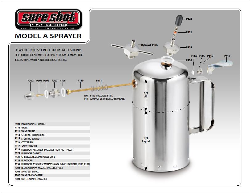 Model A Sprayer A1000