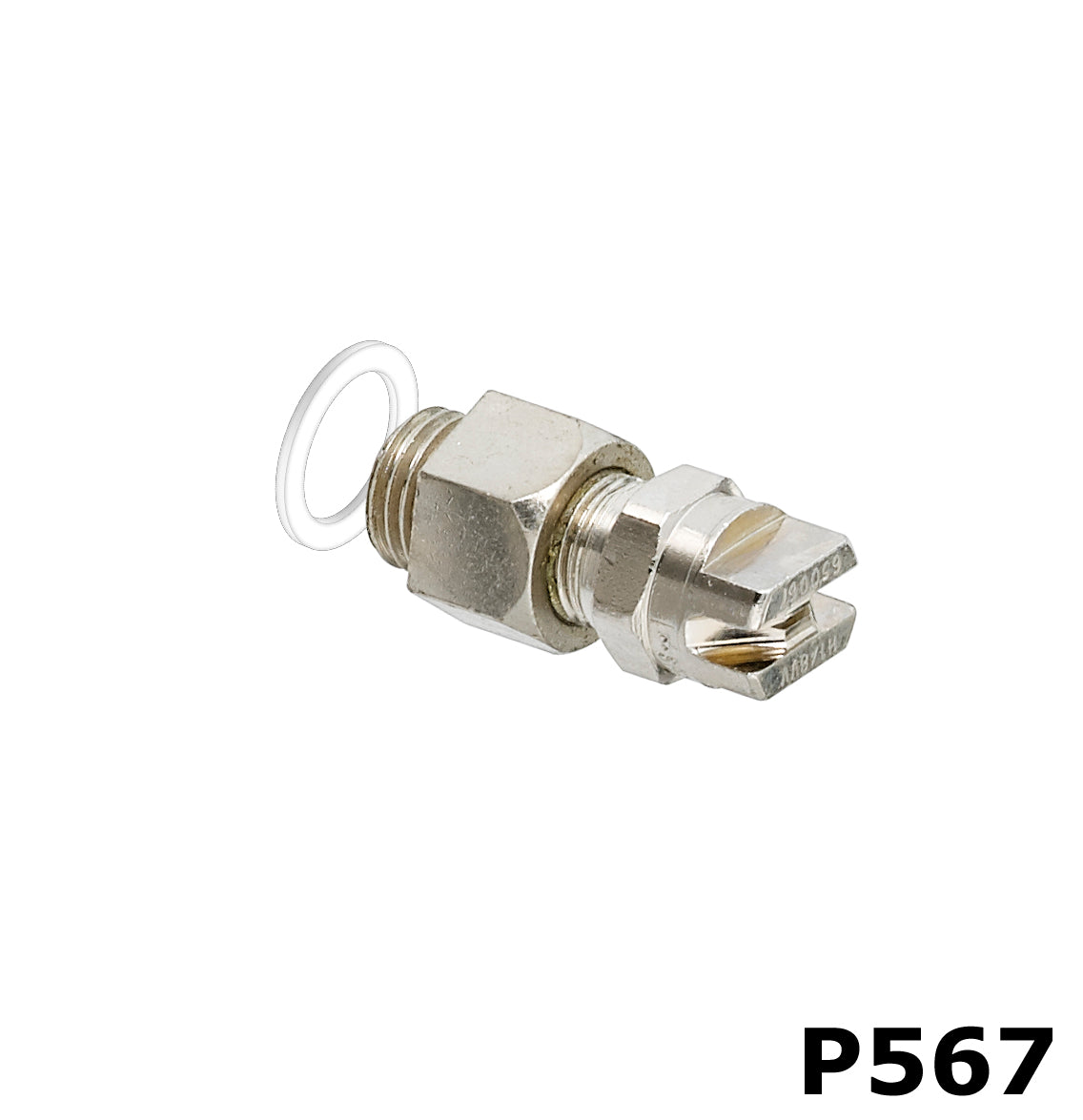 P567- Coarse Flat Spray Nozzle W/Adapter